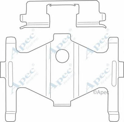 APEC braking KIT1123 Montagesatz für Bremsbacken KIT1123: Kaufen Sie zu einem guten Preis in Polen bei 2407.PL!