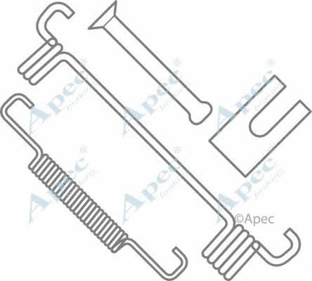 APEC braking KIT2005 Комплект монтажний гальмівних колодок KIT2005: Приваблива ціна - Купити у Польщі на 2407.PL!