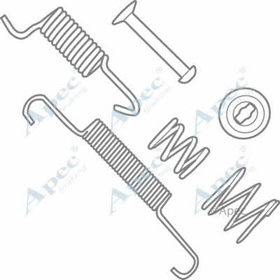 APEC braking KIT2055 Zestaw montażowy klocków hamulcowych KIT2055: Dobra cena w Polsce na 2407.PL - Kup Teraz!