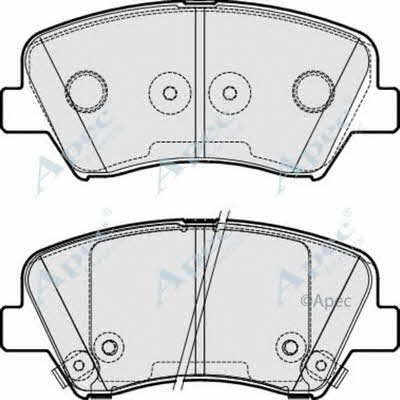 APEC braking PAD1865 Brake Pad Set, disc brake PAD1865: Buy near me in Poland at 2407.PL - Good price!