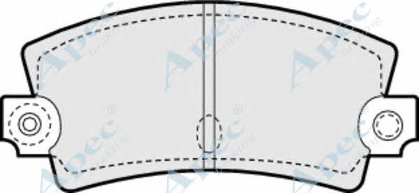 APEC braking PAD284 Klocki hamulcowe, zestaw PAD284: Dobra cena w Polsce na 2407.PL - Kup Teraz!