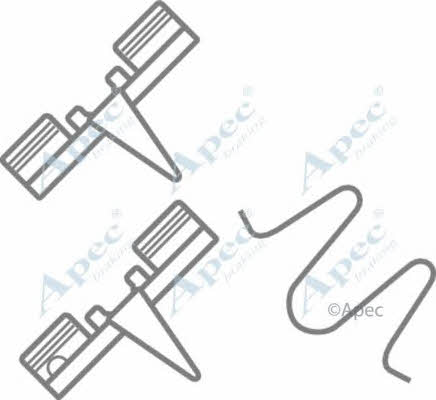 APEC braking KIT303 Комплект монтажный тормозных колодок KIT303: Отличная цена - Купить в Польше на 2407.PL!