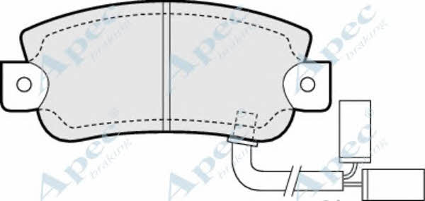 APEC braking PAD633 Brake Pad Set, disc brake PAD633: Buy near me in Poland at 2407.PL - Good price!