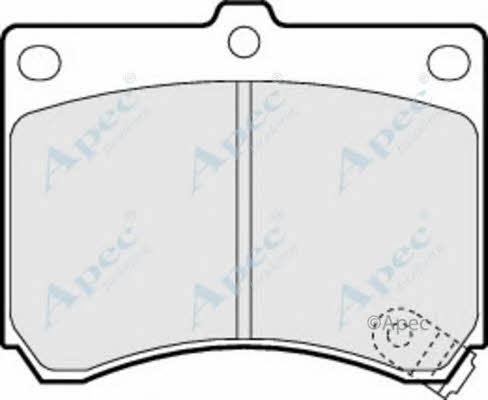 APEC braking PAD687 Тормозные колодки дисковые, комплект PAD687: Отличная цена - Купить в Польше на 2407.PL!