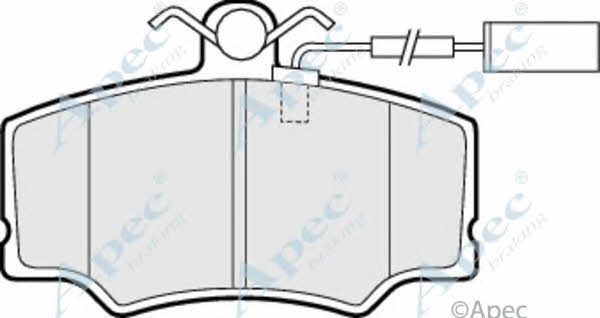 APEC braking PAD691 Гальмівні колодки, комплект PAD691: Купити у Польщі - Добра ціна на 2407.PL!