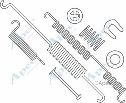 APEC braking KIT857 Mounting kit brake pads KIT857: Buy near me in Poland at 2407.PL - Good price!