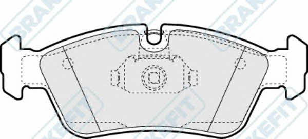 APEC braking PD3013 Brake Pad Set, disc brake PD3013: Buy near me in Poland at 2407.PL - Good price!