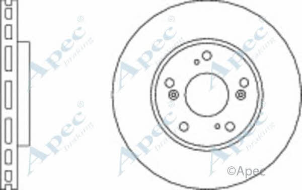 APEC braking DSK3046 Диск тормозной DSK3046: Отличная цена - Купить в Польше на 2407.PL!