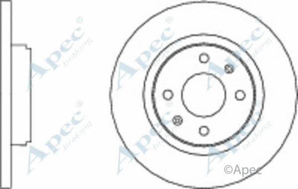 APEC braking DSK3035 Brake disc DSK3035: Buy near me in Poland at 2407.PL - Good price!