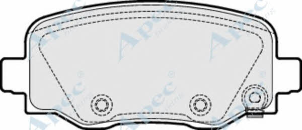 APEC braking PAD2004 Тормозные колодки дисковые, комплект PAD2004: Отличная цена - Купить в Польше на 2407.PL!