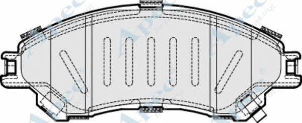 APEC braking PAD2026 Brake Pad Set, disc brake PAD2026: Buy near me in Poland at 2407.PL - Good price!