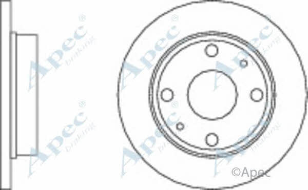 APEC braking DSK2047 Диск тормозной DSK2047: Отличная цена - Купить в Польше на 2407.PL!