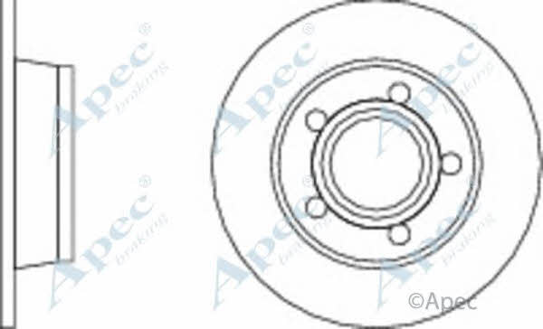 APEC braking DSK2117 Диск тормозной DSK2117: Купить в Польше - Отличная цена на 2407.PL!