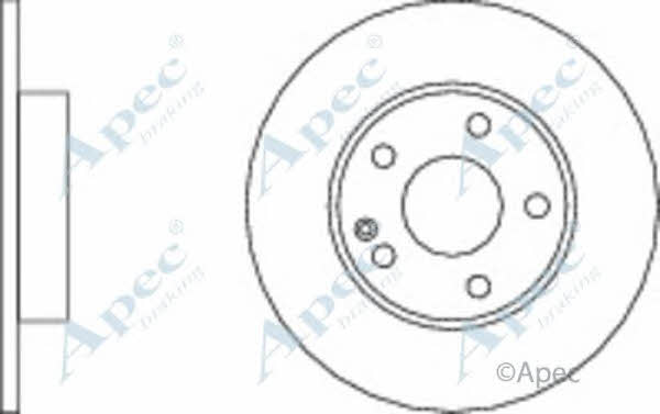 APEC braking DSK2276 Диск гальмівний DSK2276: Приваблива ціна - Купити у Польщі на 2407.PL!