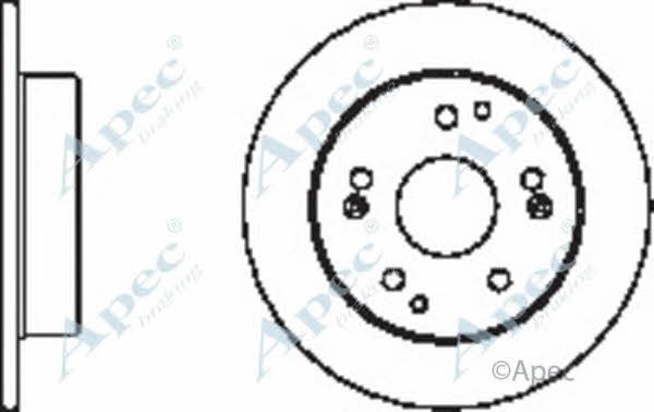 APEC braking DSK2381 Brake disc DSK2381: Buy near me in Poland at 2407.PL - Good price!