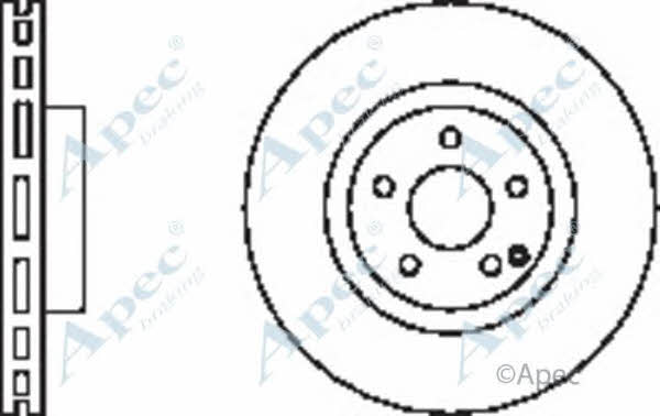 APEC braking DSK2417 Brake disc DSK2417: Buy near me in Poland at 2407.PL - Good price!