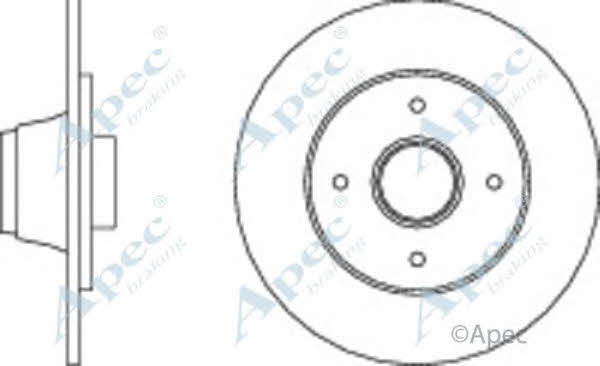 APEC braking DSK249 Tarcza hamulcowa DSK249: Dobra cena w Polsce na 2407.PL - Kup Teraz!