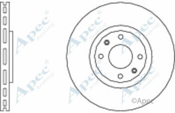 APEC braking DSK2573 Brake disc DSK2573: Buy near me in Poland at 2407.PL - Good price!