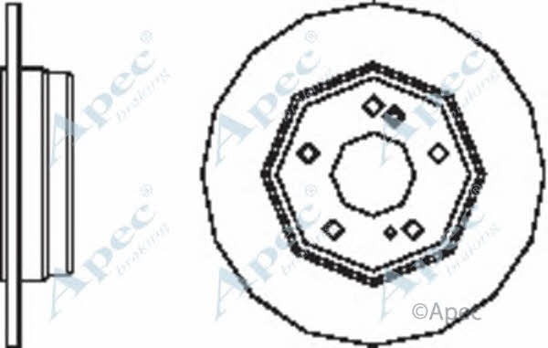 APEC braking DSK2587 Tarcza hamulcowa DSK2587: Dobra cena w Polsce na 2407.PL - Kup Teraz!