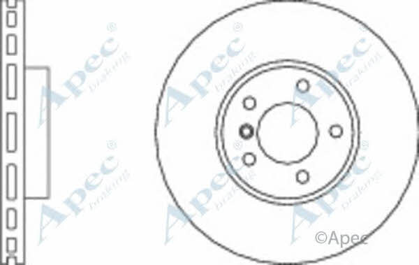 APEC braking DSK2599 Brake disc DSK2599: Buy near me in Poland at 2407.PL - Good price!