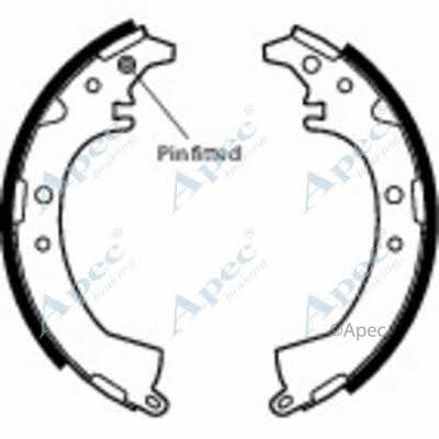 APEC braking SHU604 Колодки гальмівні барабанні, комплект SHU604: Приваблива ціна - Купити у Польщі на 2407.PL!