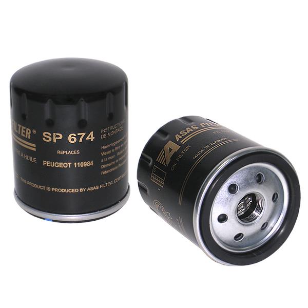 Asas SP674 Oil Filter SP674: Buy near me in Poland at 2407.PL - Good price!
