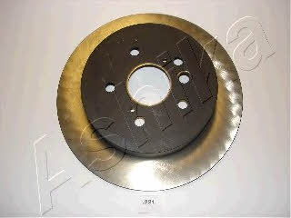 Ashika 61-02-221 Rear brake disc, non-ventilated 6102221: Buy near me in Poland at 2407.PL - Good price!