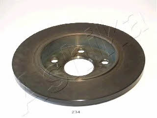 Ashika 61-02-234 Rear brake disc, non-ventilated 6102234: Buy near me in Poland at 2407.PL - Good price!