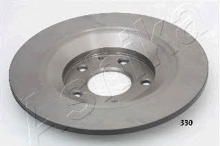 Ashika 61-03-330 Rear brake disc, non-ventilated 6103330: Buy near me in Poland at 2407.PL - Good price!