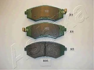 Ashika 50-0S-S02 Brake Pad Set, disc brake 500SS02: Buy near me in Poland at 2407.PL - Good price!
