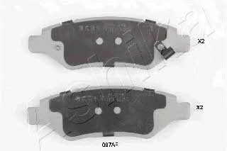 Ashika 51-00-007 Brake Pad Set, disc brake 5100007: Buy near me in Poland at 2407.PL - Good price!