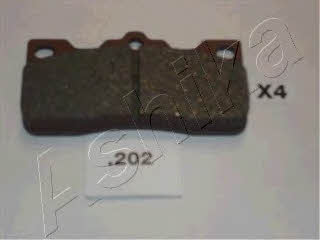 Ashika 51-02-202 Brake Pad Set, disc brake 5102202: Buy near me in Poland at 2407.PL - Good price!