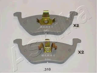 Ashika 51-03-310 Brake Pad Set, disc brake 5103310: Buy near me in Poland at 2407.PL - Good price!