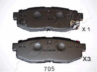 Ashika 51-07-705 Brake Pad Set, disc brake 5107705: Buy near me in Poland at 2407.PL - Good price!