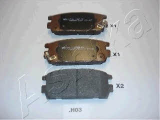 Ashika 51-0H-H03 Brake Pad Set, disc brake 510HH03: Buy near me in Poland at 2407.PL - Good price!