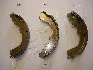 Ashika 55-05-586 Brake shoe set 5505586: Buy near me in Poland at 2407.PL - Good price!