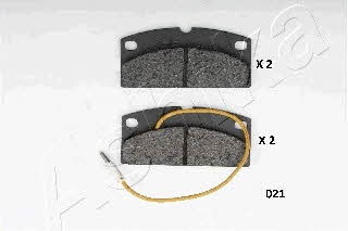 Ashika 50-00-021 Brake Pad Set, disc brake 5000021: Buy near me in Poland at 2407.PL - Good price!
