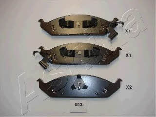 Ashika 50-00-093 Brake Pad Set, disc brake 5000093: Buy near me in Poland at 2407.PL - Good price!