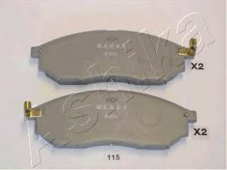 Ashika 50-01-115 Brake Pad Set, disc brake 5001115: Buy near me in Poland at 2407.PL - Good price!