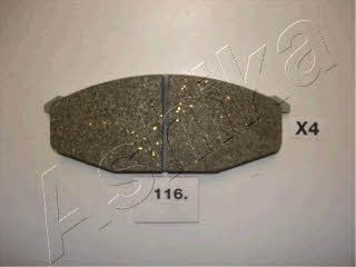 Ashika 50-01-116 Brake Pad Set, disc brake 5001116: Buy near me in Poland at 2407.PL - Good price!