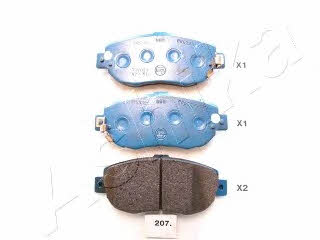 Ashika 50-02-207 Brake Pad Set, disc brake 5002207: Buy near me in Poland at 2407.PL - Good price!