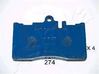 Ashika 50-02-274 Brake Pad Set, disc brake 5002274: Buy near me in Poland at 2407.PL - Good price!