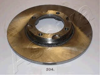 Ashika 60-02-204 Unventilated front brake disc 6002204: Buy near me in Poland at 2407.PL - Good price!