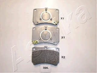 Ashika 50-03-326 Brake Pad Set, disc brake 5003326: Buy near me at 2407.PL in Poland at an Affordable price!