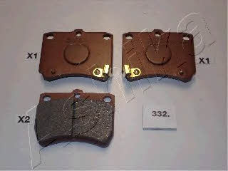 Ashika 50-03-332 Brake Pad Set, disc brake 5003332: Buy near me in Poland at 2407.PL - Good price!