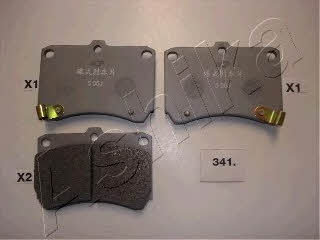 Ashika 50-03-341 Brake Pad Set, disc brake 5003341: Buy near me in Poland at 2407.PL - Good price!