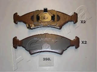 Ashika 50-03-398 Brake Pad Set, disc brake 5003398: Buy near me in Poland at 2407.PL - Good price!