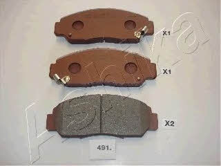 Ashika 50-04-491 Brake Pad Set, disc brake 5004491: Buy near me in Poland at 2407.PL - Good price!