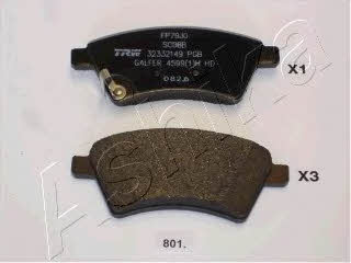 Ashika 50-08-801 Brake Pad Set, disc brake 5008801: Buy near me at 2407.PL in Poland at an Affordable price!