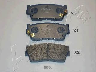 Ashika 50-08-806 Brake Pad Set, disc brake 5008806: Buy near me in Poland at 2407.PL - Good price!